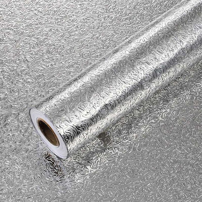 PAPEL ALUMINIO AUTOADHESIVO IMPERMEABLE - 5METROS X 60CM