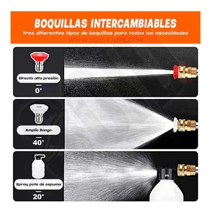 HIDROLAVADORA PORTATIL 120V ALTA PRESION