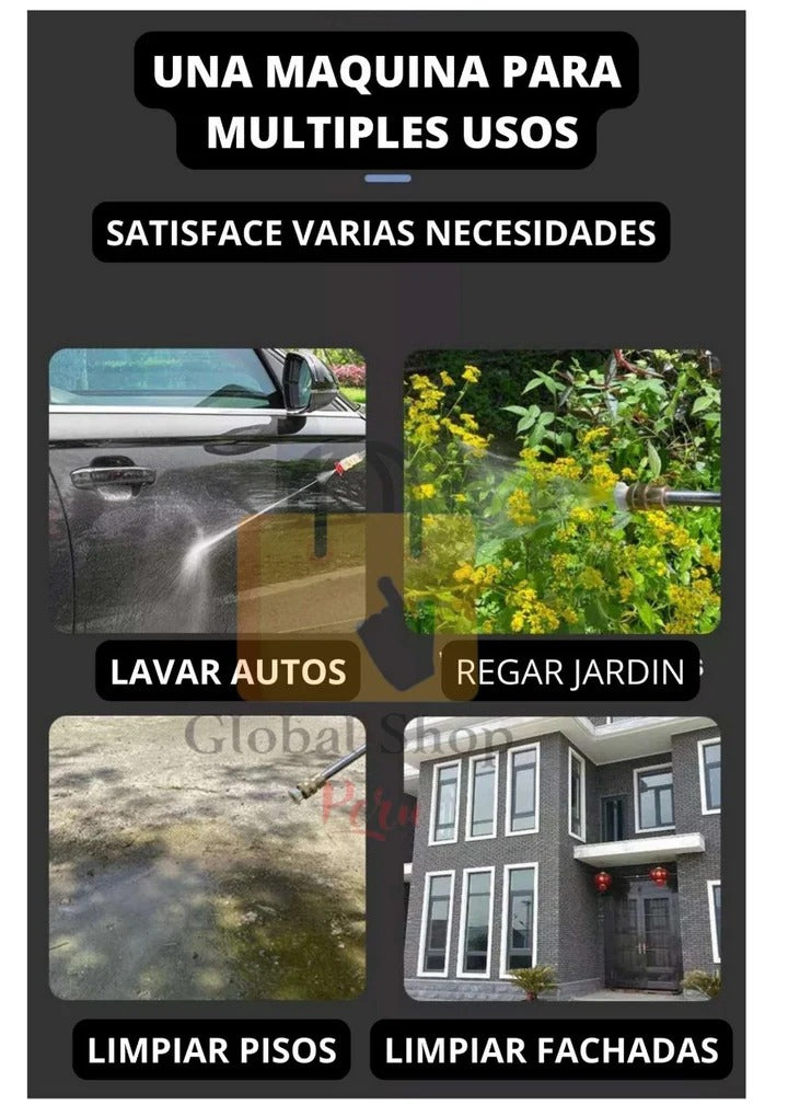 HIDROLAVADORA PORTATIL 120V ALTA PRESION