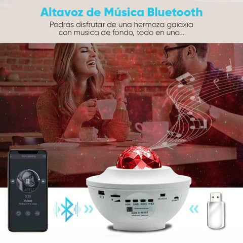 Proyector De Galaxias Y Estrellas + Control Remoto PRO