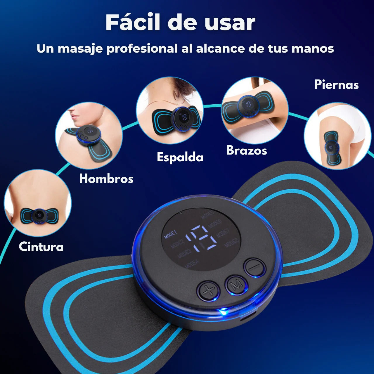 Masajeador Muscular Electrico Mariposa