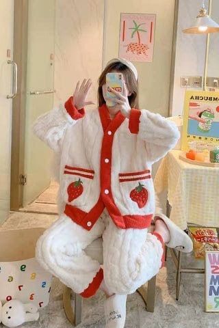 PIJAMAS COREANA MODELO  FRESITA 🍓