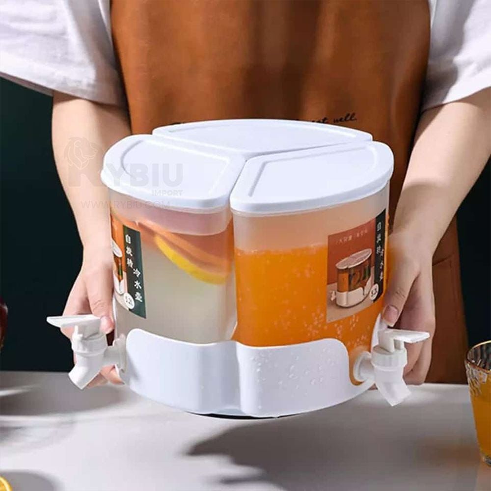 DISPENSADOR DE BEBIDAS GIRATORIO 3 EN 1 DE 5.2L