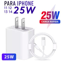 CARGADOR IPHONE 25w