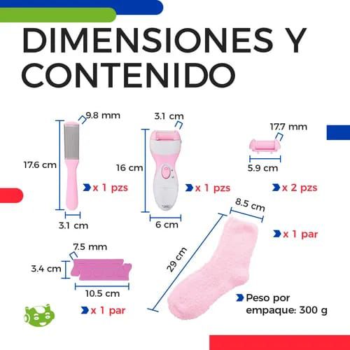 KIT CUIDADO DE PIES 4 EN 1