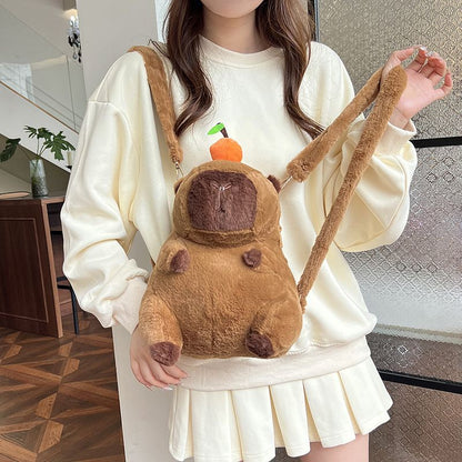 MOCHILA PELUCHE CAPIBARA