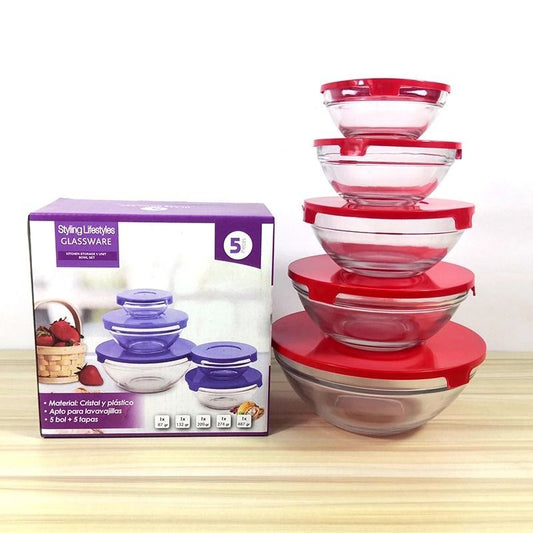 SET RECIPIENTE DE VIDRIO