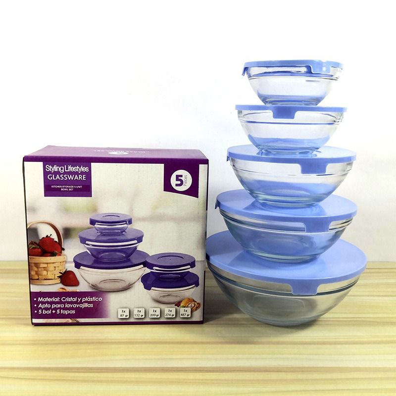 SET RECIPIENTE DE VIDRIO
