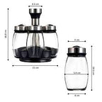 Condimentero giratorio de 6 piezas