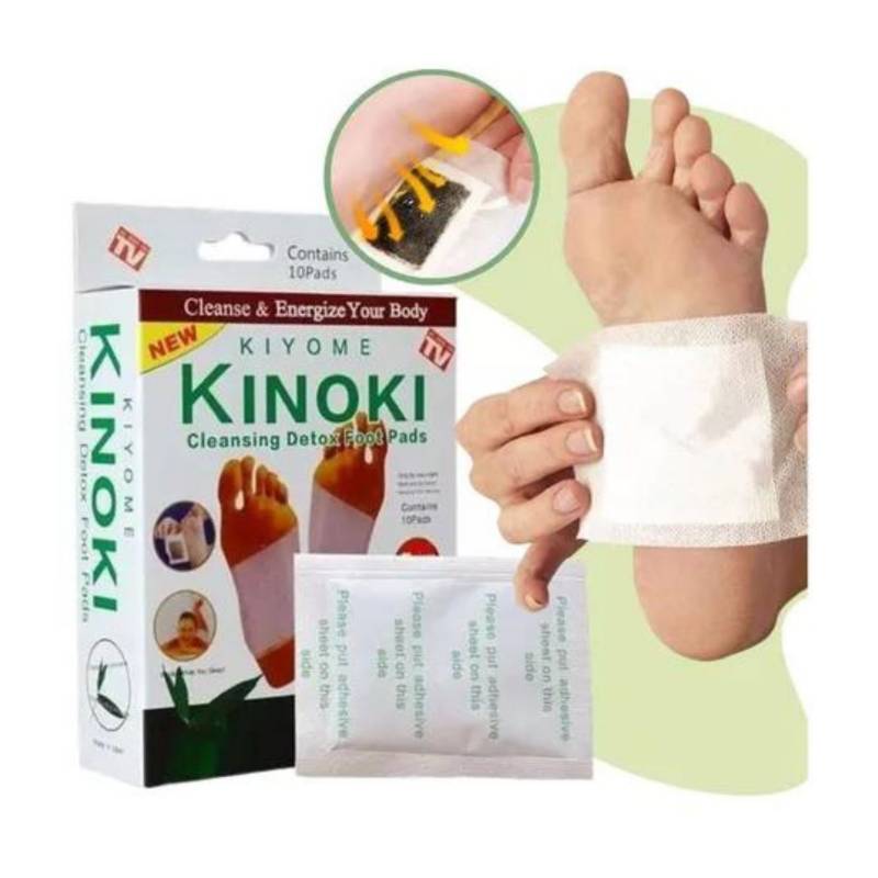 PARCHES DESINTOXICANTES PARA PIES - KINOKI
