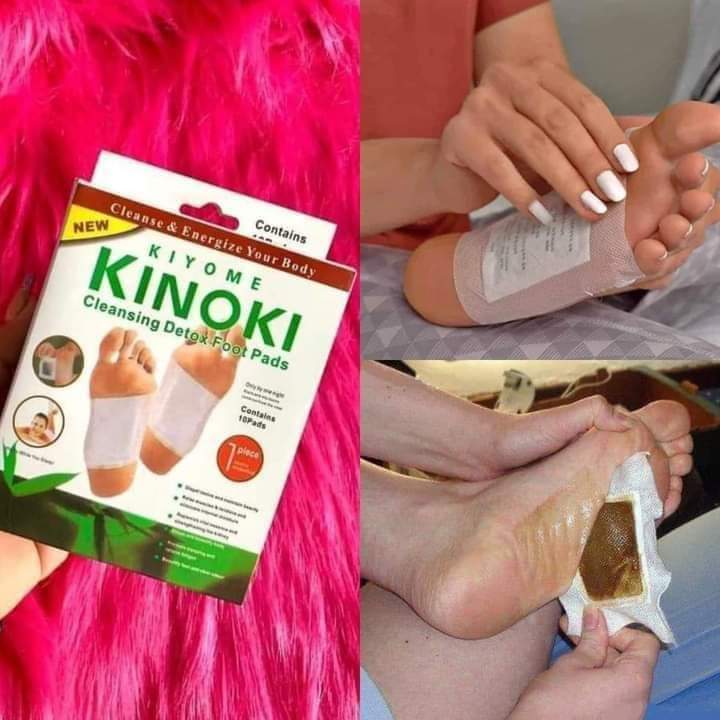 PARCHES DESINTOXICANTES PARA PIES - KINOKI